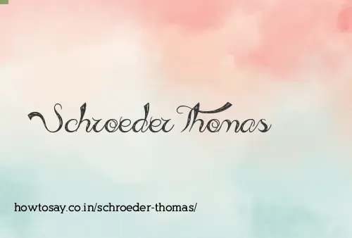 Schroeder Thomas
