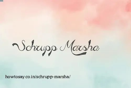 Schrupp Marsha