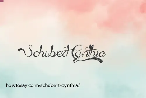 Schubert Cynthia