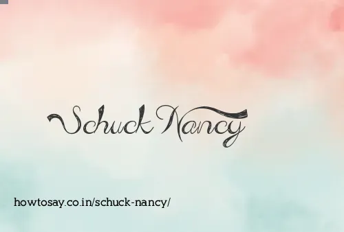 Schuck Nancy