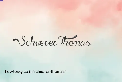 Schuerer Thomas