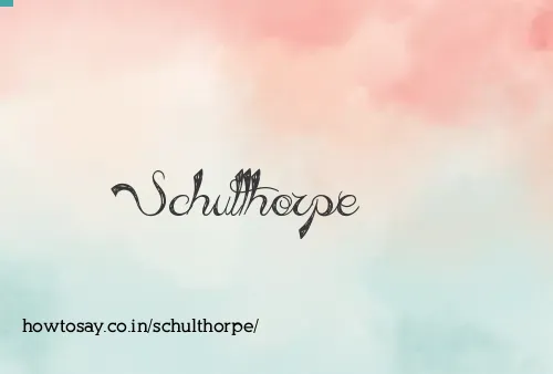 Schulthorpe