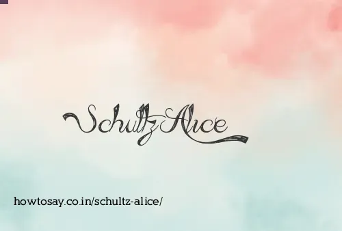 Schultz Alice