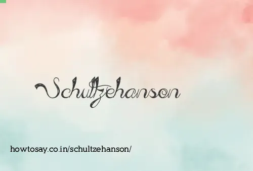 Schultzehanson