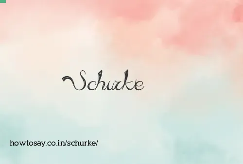 Schurke