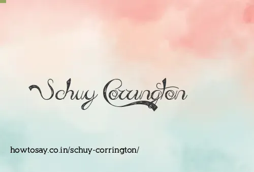 Schuy Corrington