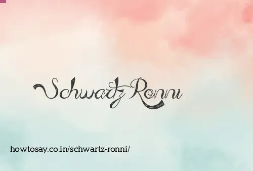 Schwartz Ronni