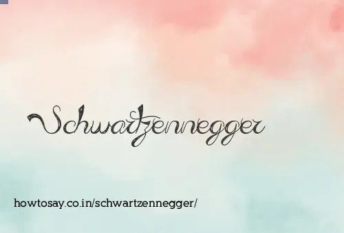 Schwartzennegger