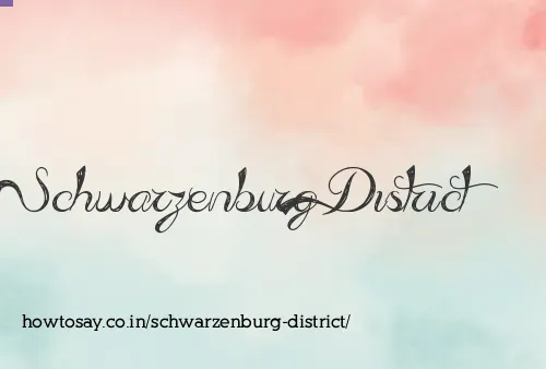 Schwarzenburg District
