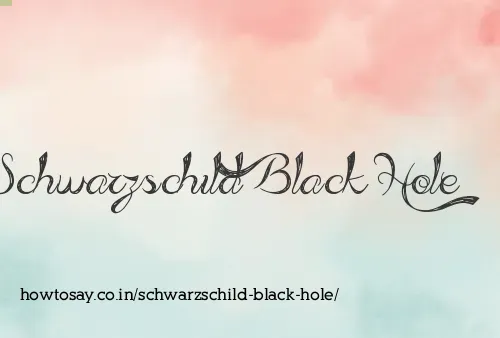 Schwarzschild Black Hole