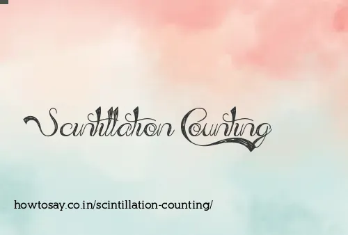 Scintillation Counting