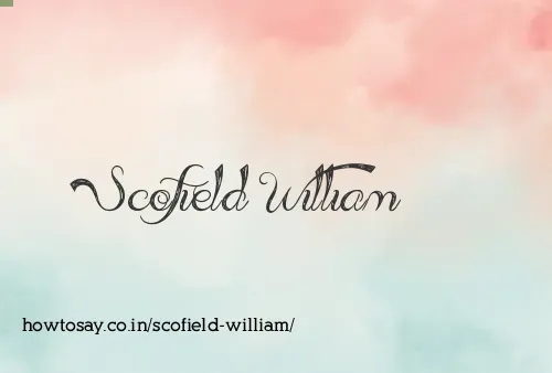 Scofield William