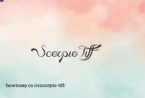Scorpio Tiff
