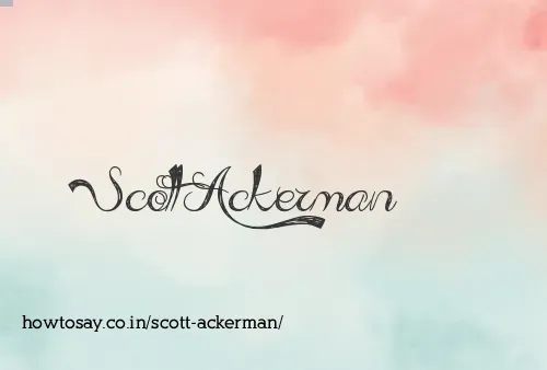 Scott Ackerman