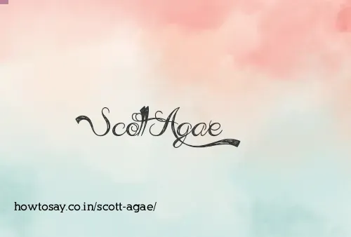 Scott Agae