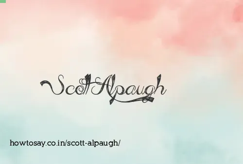 Scott Alpaugh
