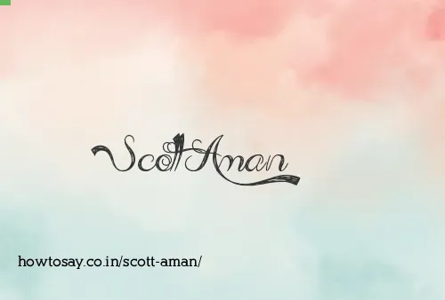 Scott Aman