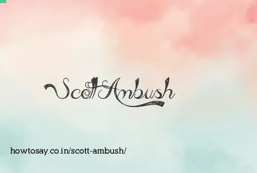 Scott Ambush