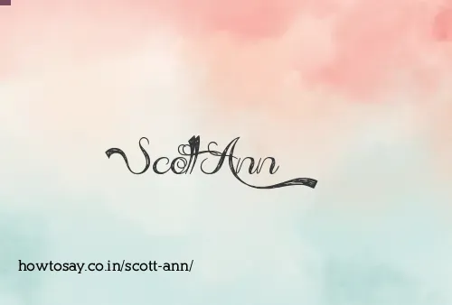 Scott Ann