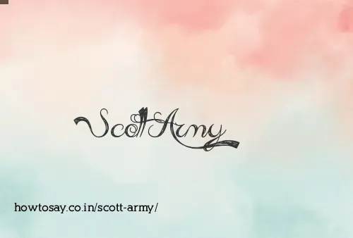 Scott Army