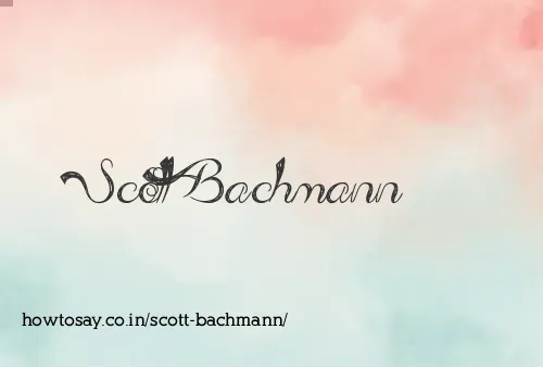Scott Bachmann