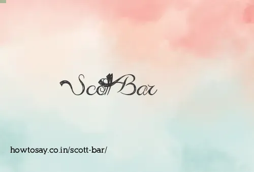Scott Bar