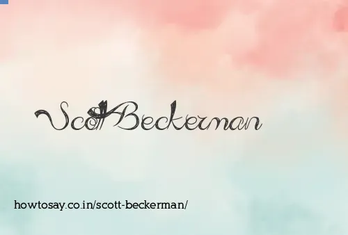 Scott Beckerman