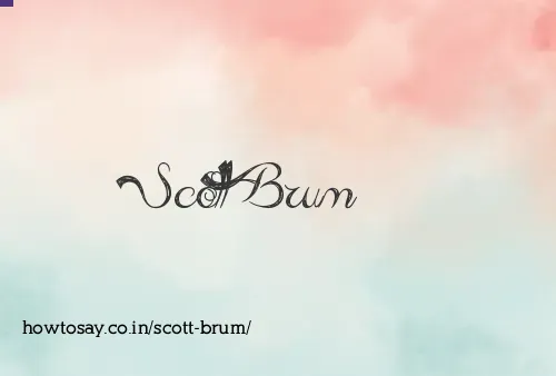 Scott Brum