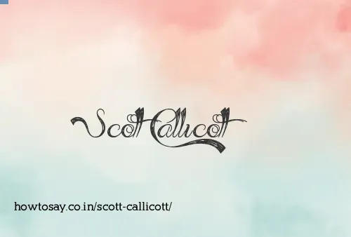 Scott Callicott