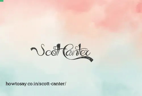 Scott Canter