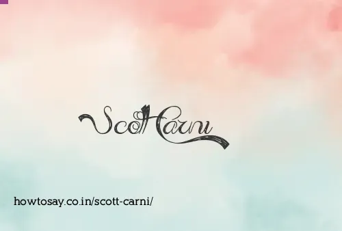 Scott Carni