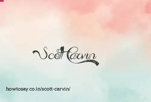 Scott Carvin