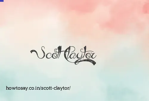 Scott Claytor