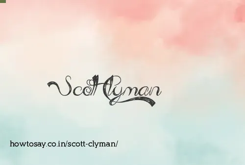 Scott Clyman