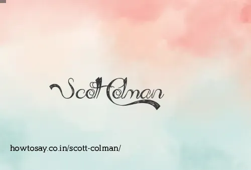 Scott Colman