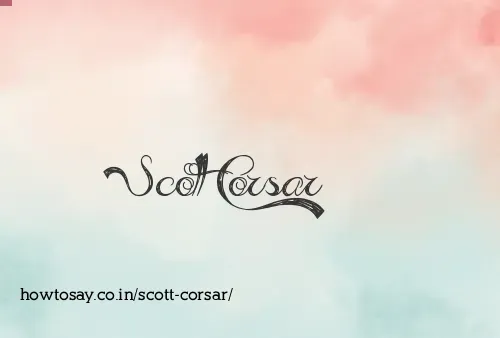Scott Corsar
