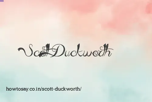 Scott Duckworth
