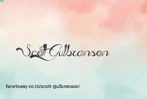 Scott Gulbranson