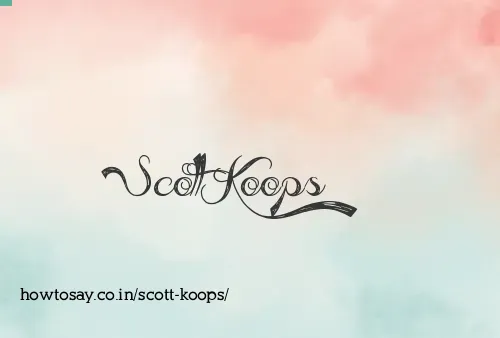 Scott Koops