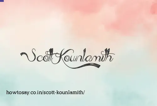 Scott Kounlamith
