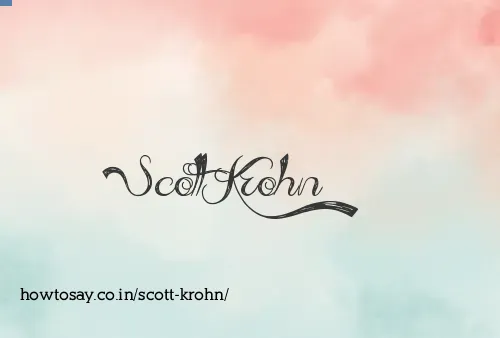 Scott Krohn
