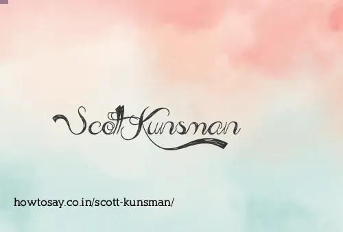 Scott Kunsman