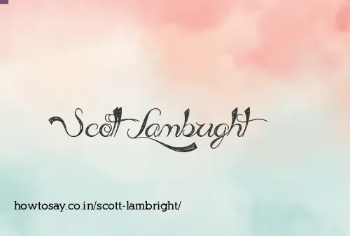 Scott Lambright