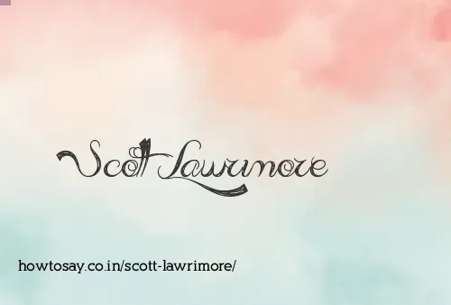 Scott Lawrimore