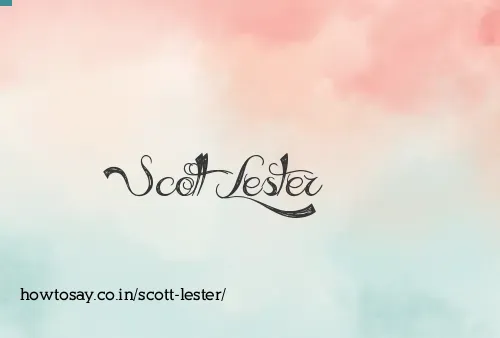 Scott Lester
