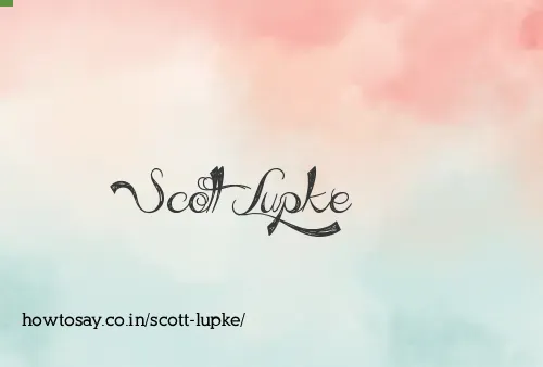 Scott Lupke