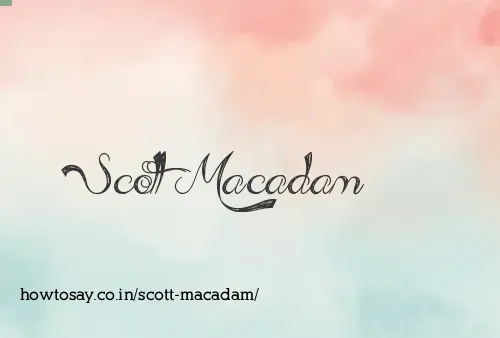 Scott Macadam