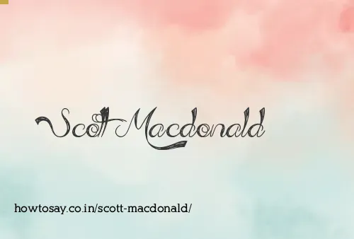 Scott Macdonald