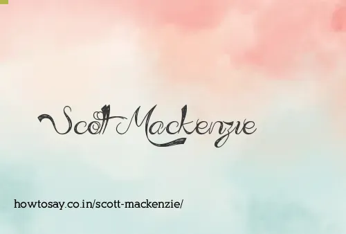 Scott Mackenzie