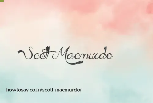 Scott Macmurdo